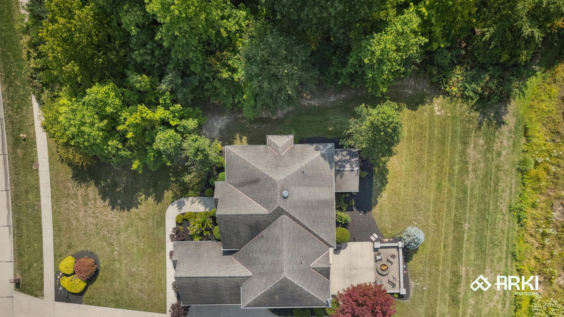 Vista Aérea de Residência